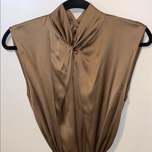 Used- Vince Brown Silk Dress Size M